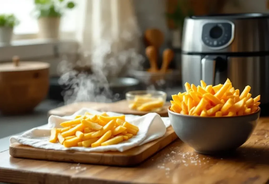 Depuis que je fais ça, mes frites Airfryer sont parfaites : je vous donne l'astuce de l'eau chaude