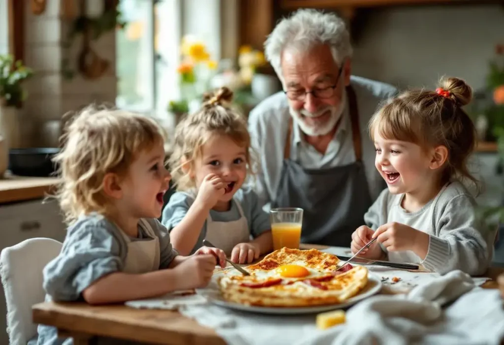 Je regarde mes petits-enfants dévorer leurs assiettes… et je me demande si un repas complet a déjà été aussi simple !
