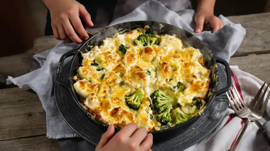 Fini les brocolis vapeur trop fades : ce gratin très fondant réconcilie même les enfants avec les légumes verts